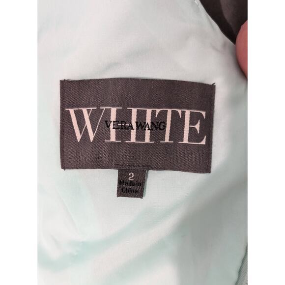 White by Vera Wang Aqua One-Shoulder Maxi Dress - Picture 9 of 9